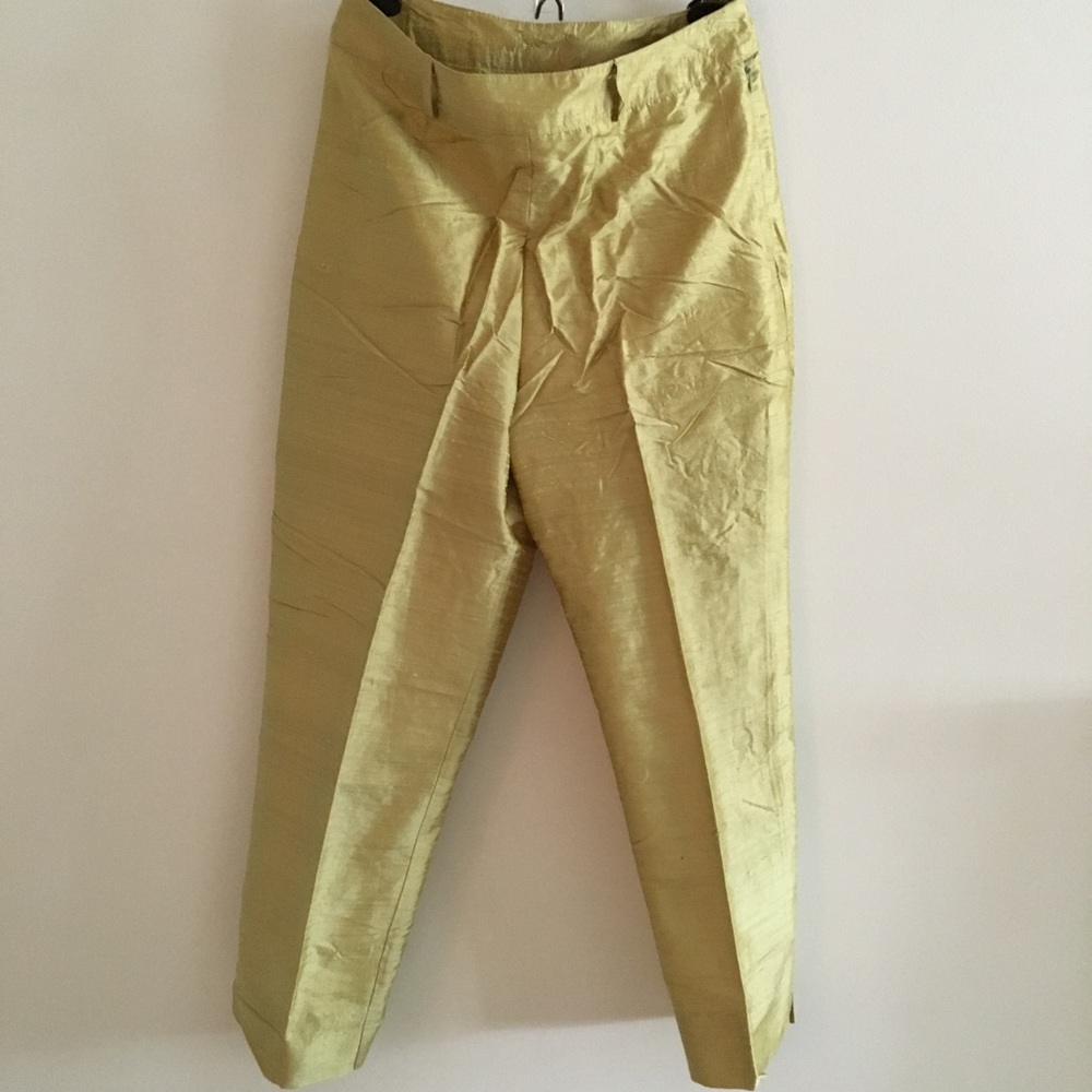 Harlow Silk Capri pants size petite 2